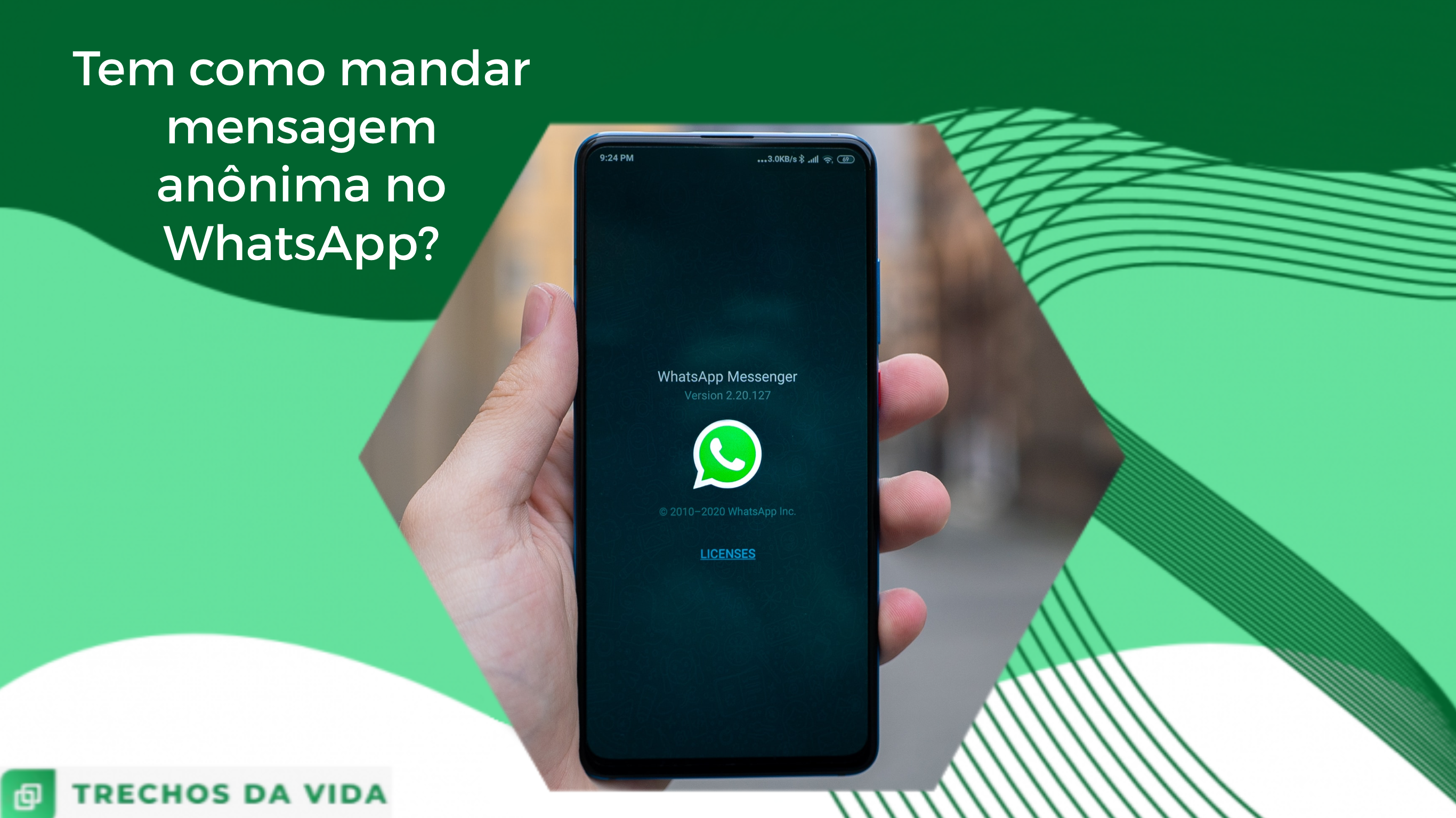 Tem como mandar mensagem anônima no WhatsApp?