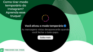 Como tirar modo temporário do Instagram? Aprenda esse truque!