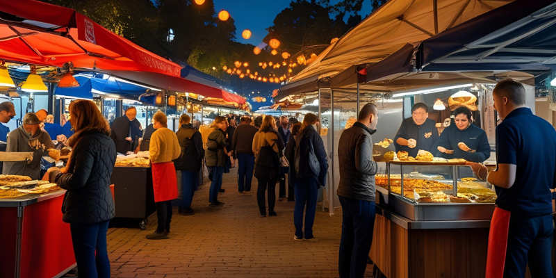 Turismo de Sabores Noturnos: Mercados e Feiras Gastronômicas que Só Acontecem à Noite